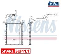 HEAT EXCHANGER, INTERIOR HEATING FOR TOYOTA ALTIS IX AVENSIS NISSENS 707191