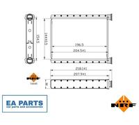 Heat Exchanger, interior heating for TOYOTA BELTA VITZ YARIS NRF 54440