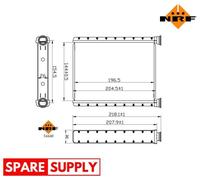 HEAT EXCHANGER, INTERIOR HEATING FOR TOYOTA BELTA VITZ YARIS NRF 54440