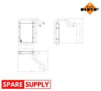 HEAT EXCHANGER, INTERIOR HEATING FOR TOYOTA ECHO YARIS VERSO VAN NRF 54435