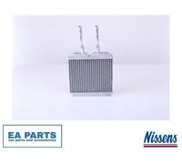 Heat Exchanger, interior heating for VAUXHALL COMBO CORSA CORSAVAN NISSENS 72634