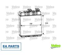 Heat Exchanger, interior heating for VAUXHALL ZAFIRA VALEO 812222