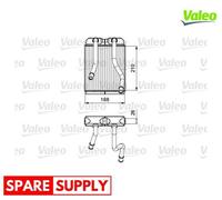 HEAT EXCHANGER, INTERIOR HEATING FOR VW AMAROK TOUAREG VALEO 811532