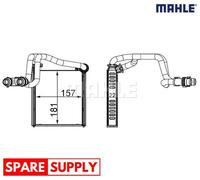 HEAT EXCHANGER, INTERIOR HEATING FOR VW BORA GOLF MAHLE AH 252 000S