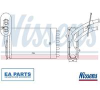 NISSENS 73961 Heater matrix