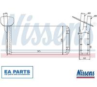 NISSENS 73965 Heater matrix