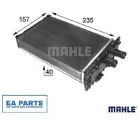 Heat Exchanger, interior heating for VW CARAVELLE T4 Bus MAHLE AH 48 000S