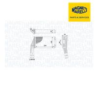 MAGNETI MARELLI 350218467000 Heater matrix