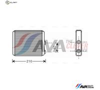 AVA COOLING SYSTEMS OLA6353 Heater matrix