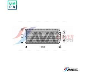 HEAT EXCHANGER INTERIOR HEATING PEA6312 FOR PEUGEOT PARTNER/TEPEE/PATAGONICA