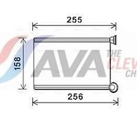 AVA COOLING SYSTEMS RTA6551 Heater matrix