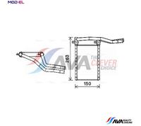 Interior Heating Heat Exchanger Fits FIAT Sedici AVA Clever Choice SZA6146