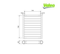 Heat Exchanger, interior heating VALEO 811589 For TOYOTA