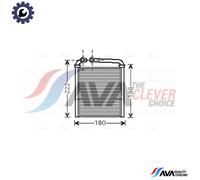 HEAT EXCHANGER INTERIOR HEATING VNA6256 FOR VW CC/PASSAT/SEDAN/GRANDE GOLF/VI