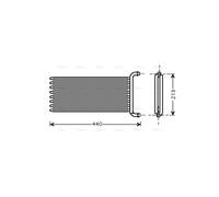 HEAT EXCHANGER INTERIOR HEATING MSA6441 FOR MERCEDES-BENZ VIANO V-CLASS VITO