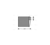 AVA Heater Core VNA6229 for Seat Altea (2004) 2.0 TDi