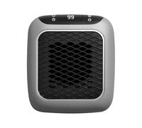 Heat Flash Heater, Ceramic Wall Heater Plug in, 800W Mini Portable Electric Space Heaters, Rapid Heating in 3 Seconds, with Remote Control, PTC Ceramic Heating Element, 12 Hour Timing (grey)