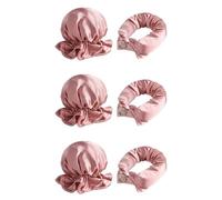 Heat Free Curl, Heatless Hair Curlers,3 Pieces Heatless Curls, Satin Heatless Curling Set,Heat Free Curls Hair Roller,3 Sets Satin Heatless Hair Curler, No Heat Curlers Headband,
