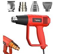 Heat Gun, AUTOFU 2000W Heavy Duty Hot Air Gun Kit with 2 Temperature Modes 300ºC & 600ºC, Overload Protection, Heat-Resistant Body, Handheld Heat Gun with 4 Nozzles for Shrinking PVC, Stripping Paint