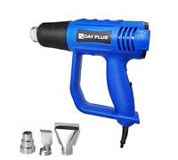 Heat Gun for Painting Stripping, Dual-Temperature 300°C & 600°C, 2000W Electric Hot Air Gun Kit with 4 Nozzle for Remove Paint, Varnish, Crafts, Dissolve Adhesives, Red