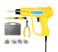 Heat Gun Soldering Iron for Plastic Welding Machine Bumper Staples Car Repair Tools Kit(Set 2 with Box)