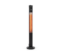 Heat Guru 2000W Freestanding Infrared Heater Black