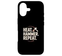 Heat Hammer Repeat Blacksmith Forge Metalwork Case for iPhone 17