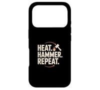 Heat Hammer Repeat Blacksmith Forge Metalwork Case for iPhone 17 Pro