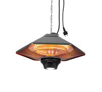 Heat Hexa Infrared Radiant Heater 800/1200/2000W Halogen IP34 LED bronze