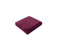 HEAT HOLDERS - Extra Soft Winter Warm 1.7 TOG Large Luxury Thermal Fleece Throw Blanket - 180 x 200 cm (One Size, Claret)