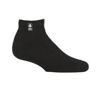 Heat Holders 1 Pack Mens Low Cut Thermal Trainer Socks - 6-11 UK - Black