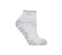 HEAT HOLDERS 1 Pair GENUINE Original Thermal Winter Warm Ankle Slipper Socks size 4-8 uk, 37-42 eur (Iris - Light Grey)