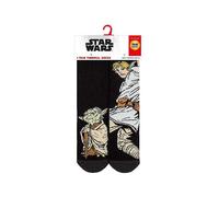 Heat Holders 1 Pair Mens Lite Socks - Star Wars - Luke & Yoda Black Black
