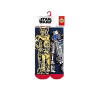 Heat Holders 1 Pair Mens Lite Socks - Star Wars - R2D2 & CP30 Navy Navy