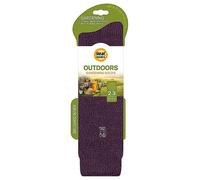 Heat Holders 1 Pair Mens Outdoors - Gardening Socks Long Leg Plum Plum