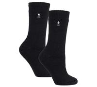 Heat Holders 2 Pack Ladies Thermal Socks Warm Winter Socks for Womens | Ladies Original Socks (4-8, Black)