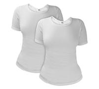 2 Pack Ladies Short Sleeve Thermal Top for Winter