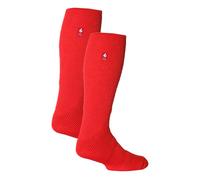 2 Pack Extra Long Knee High Ski Socks Heat Holders Red 6-11