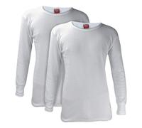 Heat Holders 2 Pack Mens Long Sleeve Thermal Top For Winter - M - White