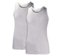Heat Holders Men's Sleeveless Thermal Top for Winter, 2 Pack, Cotton-Rich, White XXL