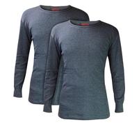 HEAT HOLDERS - 2 Pack Mens Winter Thermal Underwear Long Sleeve Top | Soft Warm Cotton Rich Top