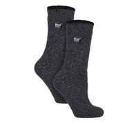 HEAT HOLDERS 2 Pairs Ladies Merino Wool Socks Warm Thermal Socks for Winter