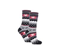 Heat Holders 2 Pairs Soul Warming Socks With Grips In Black Black