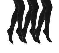 HEAT HOLDERS 3 Pair Multipack Girls Thermal Tights for Winter Kids Fleece Insulated Opaque Tights