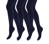 HEAT HOLDERS 3 Pair Multipack Girls Thermal Tights for Winter Kids Fleece Insulated Opaque Tights