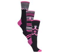 3 Pair Multipack Ultra Lightweight Womens Thermal Ski Socks