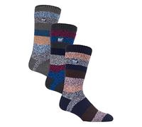 HEAT HOLDERS - 3 Pair Pack Multipack Mens Insulated Thermal Socks for Winter 6-11