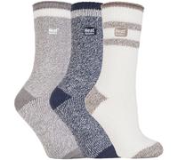 Set of 3 Insulated Thermal Socks for Ultimate Cold Weather Comfort - Black