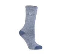 Heat Holders Women's 3 Pairs Thin Lightweight Thermal Dress Socks for Winter in Blue | Size: 4-8 Heat Holders Blue 4-8