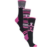 Heat Holders 3 Pairs Ultra Lite Ladies Long Thermal Ski Socks - - Size: M